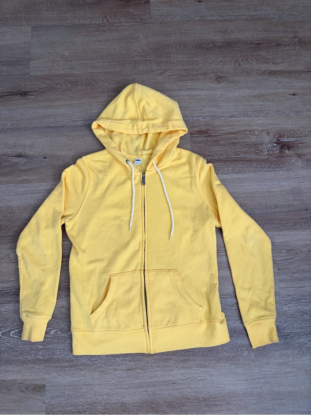 Old Navy Yellow Zip-up Sweater